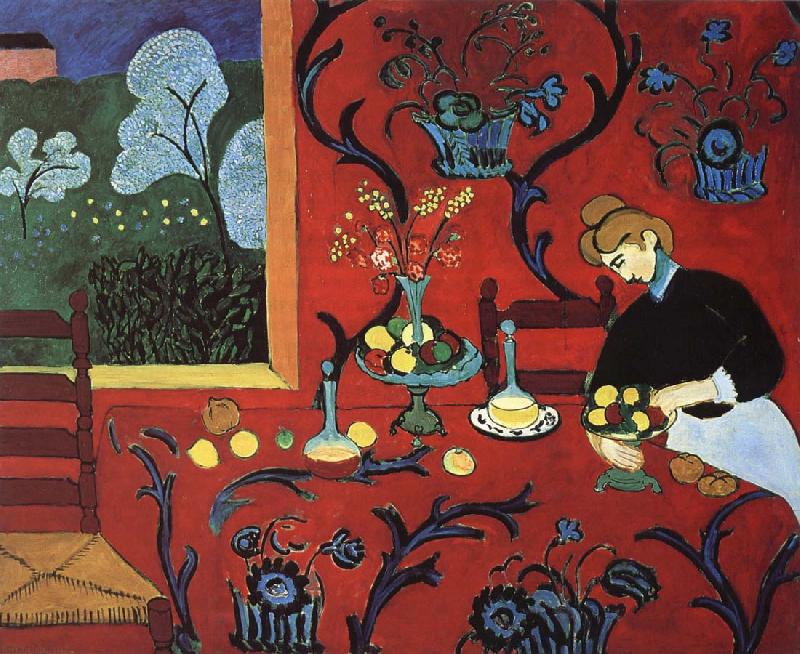 Henri Matisse The Red Room oil painting image